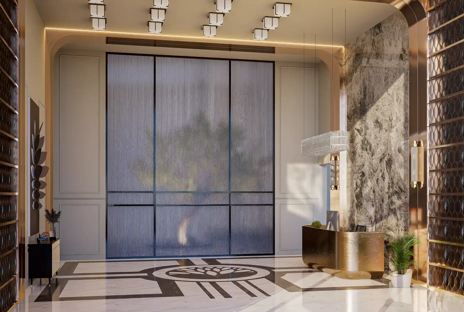 Entrance lobby at ACE TERRA